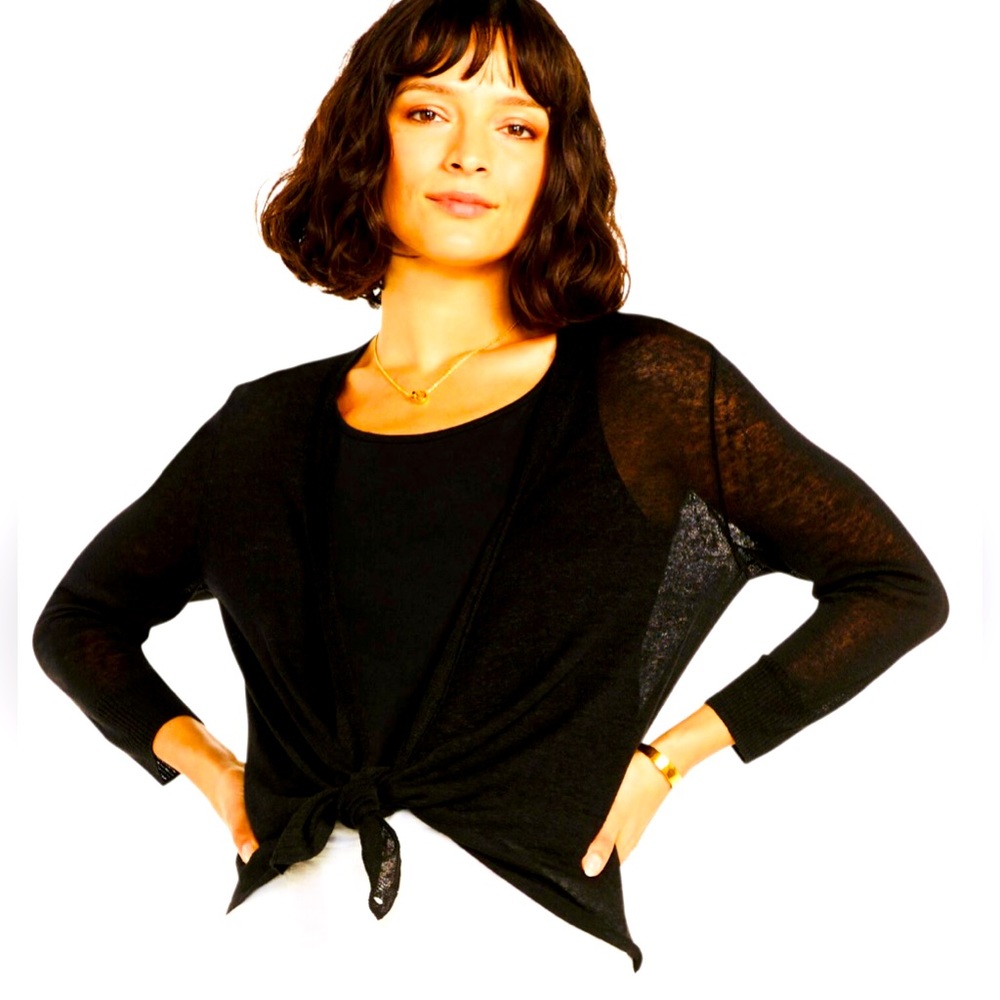 NICE-ZOE  4 way style lightweight cardigan